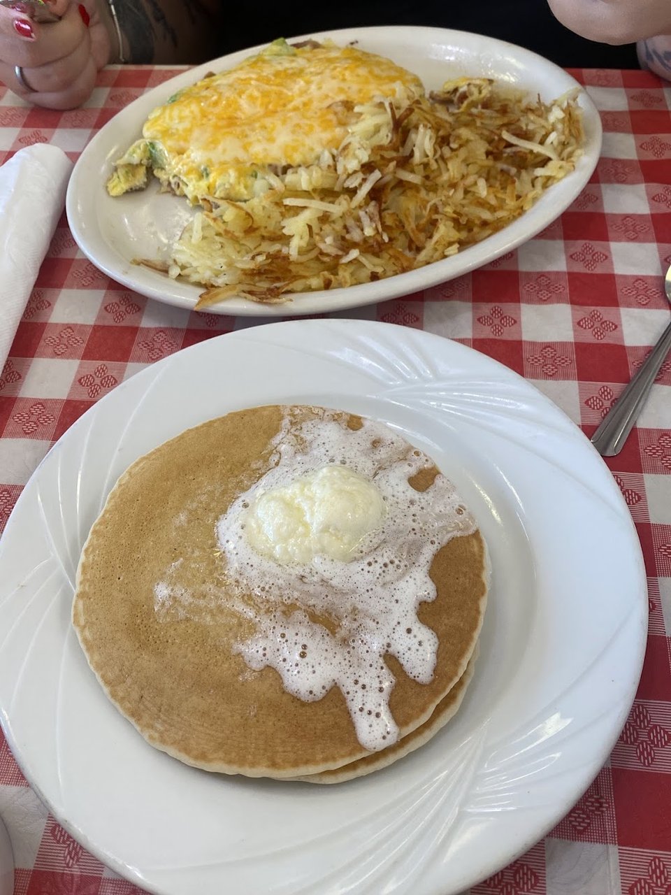 Pancakes Con Platano